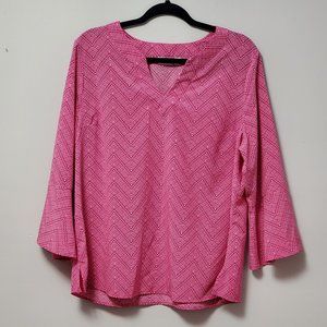 Kim Rogers pink top. Size XL